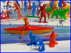 Expanded Marx Recast Arctic Playset 54mm Plastic Toy Soldiers made in 1996