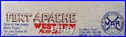 FORT APACHE, by MARX, Western Play Set #4501, New, Rare