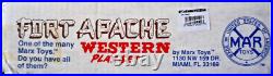 FORT APACHE, by MARX, Western Play Set #4501, New, Rare
