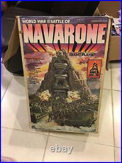 Famous World War II Battle of Navarone Giant Playset Incomplete