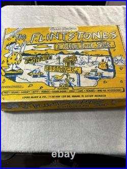 Flintstones Marx 1991 Playset Ruby Edition Full Set Original Packing Peanuts