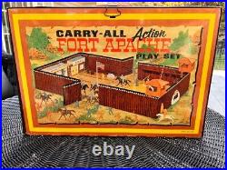 Fort Apache 1968 Metal Carry All Action Original Pieces Marx