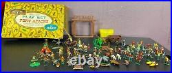 Fort Apache Marx Miniature Play Set Vintage 1950s NM in Box