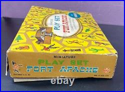 Fort Apache Marx Miniature Play Set Vintage 1950s NM in Box