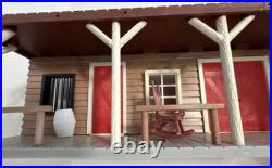 Fort Apache Play Set Marx or Albatros NO BOX Gate, Fencing, Building, Lookout +