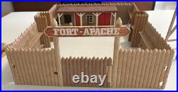 Fort Apache Play Set Marx or Albatros NO BOX Gate, Fencing, Building, Lookout +