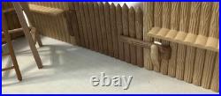 Fort Apache Play Set Marx or Albatros NO BOX Gate, Fencing, Building, Lookout +