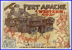 Fort Apache Playset 1992 With Box, Mfg. Marx