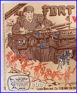 Fort Apache Playset 1992 With Box, Mfg. Marx