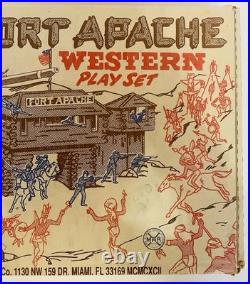 Fort Apache Playset 1992 With Box, Mfg. Marx