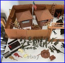 Fort Apache Stockade Vintage Plastic Toy Set Western Plastic Characters w Box