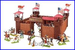 Fort Apache Vintage Old West Cowboy Figuras Indianas Super Battle Playset Marx
