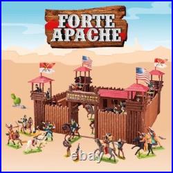 Fort Apache Vintage Old West Cowboy Figuras Indianas Super Battle Playset Marx