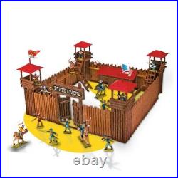 Fort Apache Vintage Old West Cowboy Indian Figures Super Battle Playset Marx