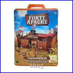 Fort Apache Vintage Old West Cowboy Indian Figures Super Battle Playset Marx