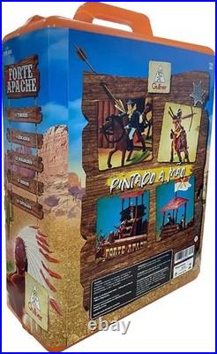 Fort Apache Vintage Old West Cowboy Indian Figures Super Battle Playset Marx