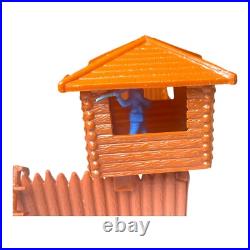 Fort Apache Wild West Vintage playset Cowboys & Indians Marx with extras