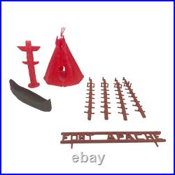 Fort Apache Wild West Vintage playset Cowboys & Indians Marx with extras