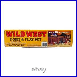 Fort Apache Wild West Vintage playset Cowboys & Indians Marx with extras