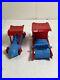Fred And Barney's Cars For Vintage 1960s Flintstones Marx Playset #4672