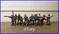 French Indian War French Rogers Rangers Pioneers Hand Painted Figures 54/60mm