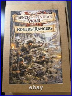 French Indian War French Rogers Rangers Pioneers Hand Painted Figures 54/60mm