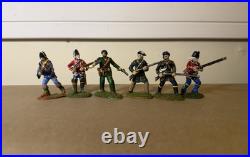 French Indian War French Rogers Rangers Pioneers Hand Painted Figures 54/60mm