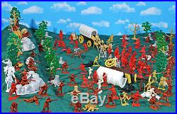 French and Indian War'Forest Ambush' Playset #2 54mm Plastic Toy Soldiers