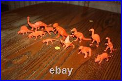 Full Set of All 12 Nabisco Cereal Premium MPC Orange Dinosaurs & Monsters Marx