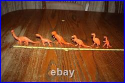 Full Set of All 12 Nabisco Cereal Premium MPC Orange Dinosaurs & Monsters Marx