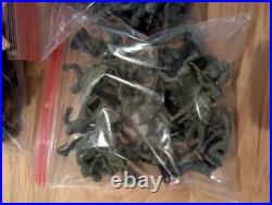 GIANT Lot Vintage Marx Misc Army Men Cowboys Indians Space Plastic Figures