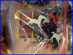 GIANT Lot Vintage Marx Misc Army Men Cowboys Indians Space Plastic Figures