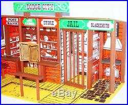 Gabriel Marx Toys THE LONE RANGER 12 DODGE CITY STORE STREET Playset MIB`73 NEW