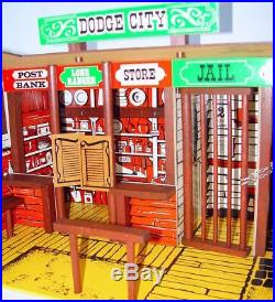 Gabriel Marx Toys THE LONE RANGER 12 DODGE CITY STORE STREET Playset MIB`73 NEW