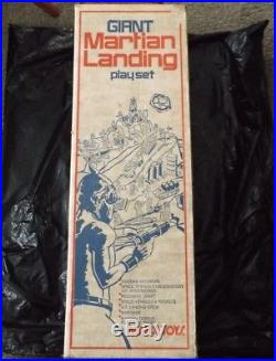 Giant Martian Landing Play Set Marx Toys Vintage RARE