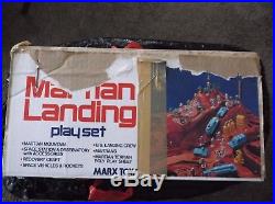 Giant Martian Landing Play Set Marx Toys Vintage RARE
