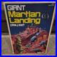 Giant Martian Landing Playset Box Only 1977 Louis Marx Toys & Co RARE ITEM