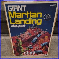 Giant Martian Landing Playset Box Only 1977 Louis Marx Toys & Co RARE ITEM