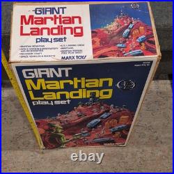 Giant Martian Landing Playset Box Only 1977 Louis Marx Toys & Co RARE ITEM