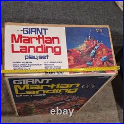Giant Martian Landing Playset Box Only 1977 Louis Marx Toys & Co RARE ITEM