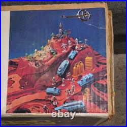 Giant Martian Landing Playset Box Only 1977 Louis Marx Toys & Co RARE ITEM