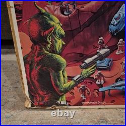 Giant Martian Landing Playset Box Only 1977 Louis Marx Toys & Co RARE ITEM