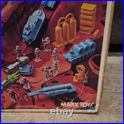 Giant Martian Landing Playset Box Only 1977 Louis Marx Toys & Co RARE ITEM