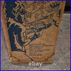 Giant Martian Landing Playset Box Only 1977 Louis Marx Toys & Co RARE ITEM