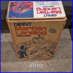 Giant Martian Landing Playset Box Only 1977 Louis Marx Toys & Co RARE ITEM