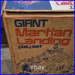 Giant Martian Landing Playset Box Only 1977 Louis Marx Toys & Co RARE ITEM