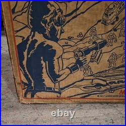 Giant Martian Landing Playset Box Only 1977 Louis Marx Toys & Co RARE ITEM