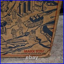 Giant Martian Landing Playset Box Only 1977 Louis Marx Toys & Co RARE ITEM
