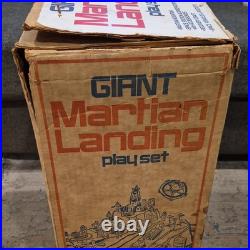 Giant Martian Landing Playset Box Only 1977 Louis Marx Toys & Co RARE ITEM