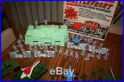 Grant's MPC Army Battlefront Playset with Tanks & German Pillbox Marx Timmee